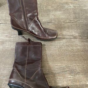 Brown Boots - mid-calf